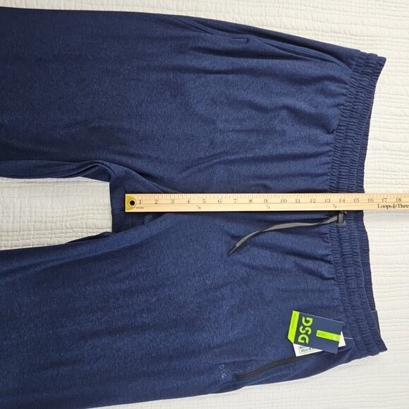 DSG Daily Jogger Men's 2XL Navy Blue Elastic Waist NEW Cuffed Hem NWT Zipper Pkt - Picture 13 of 16